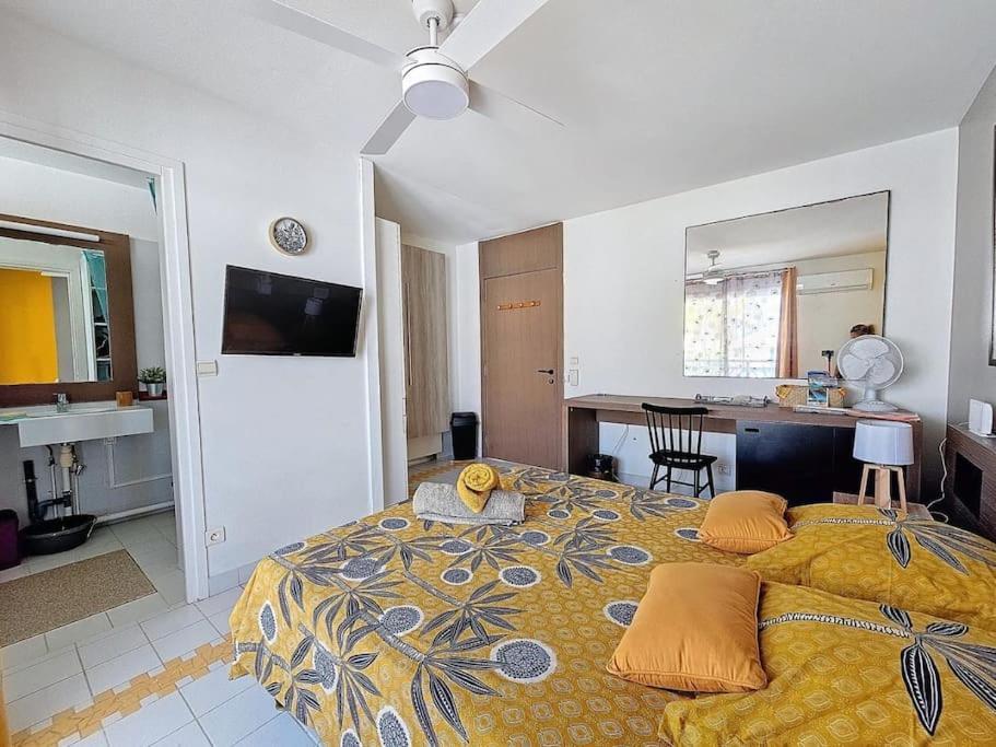 Studio Dans Village Vacances Manganao Сен-Франсуа Экстерьер фото